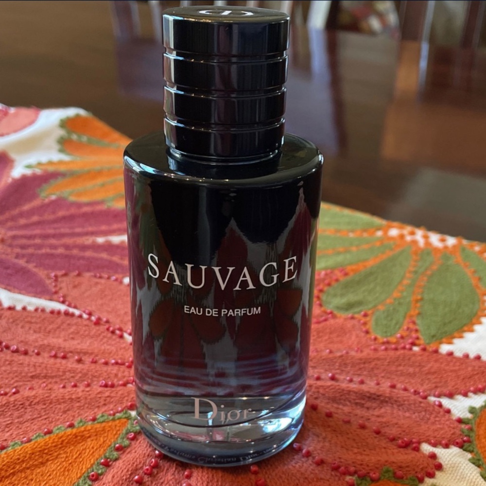 Dior Sauvage men’s cologne. Eau De Parfum 3.4 fl oz